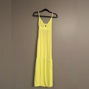 Forever 21 Neon Green Maxi Dress